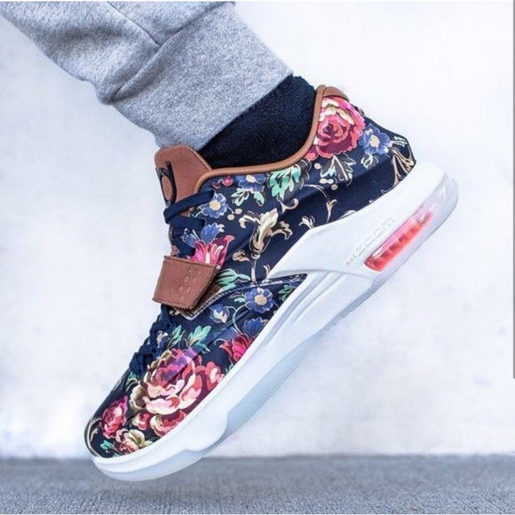 Nike KD 7 EXT QS Floral Print Satin/ Suede Sneaker Men’s Size 9